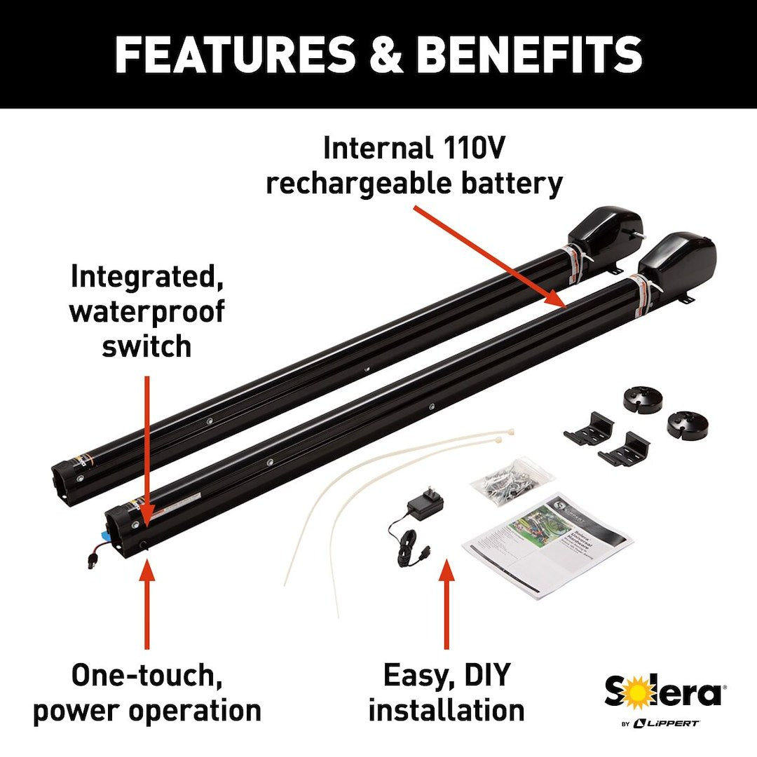 Product of Lippert Components 434729 Manual Awning Arm 