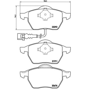 Product of Brembo P85045 Brake Pad - Set Of 4 