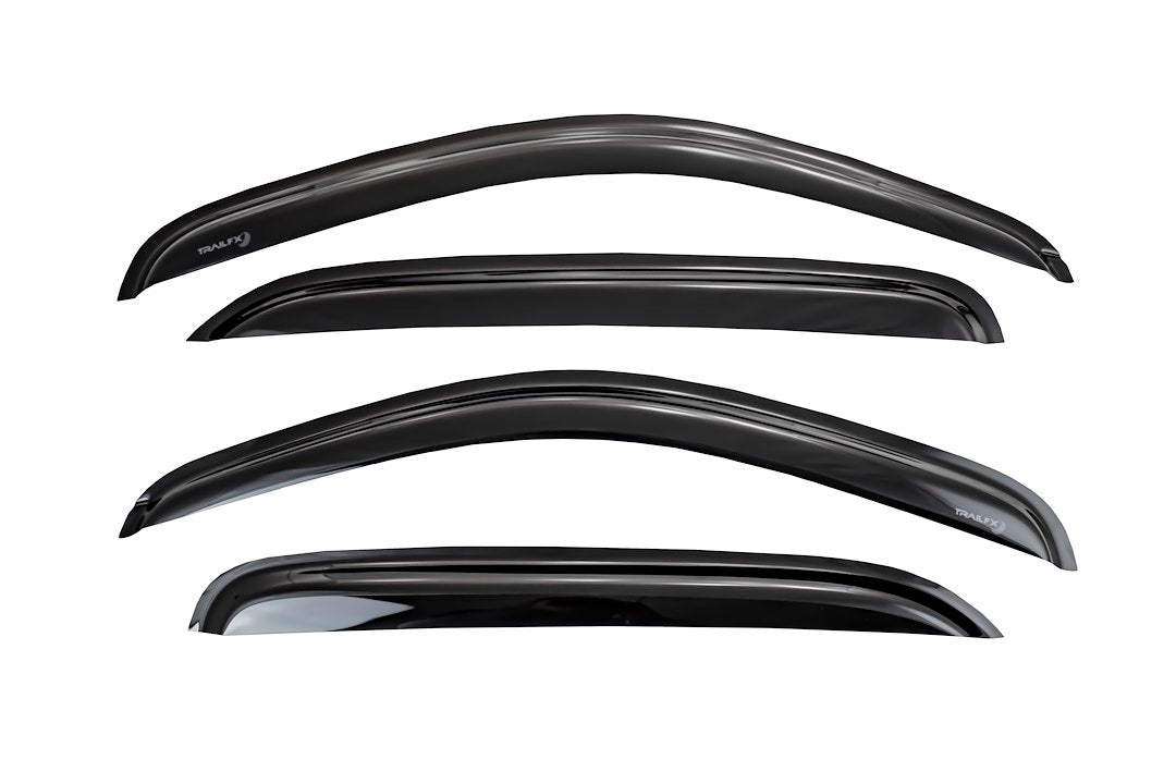 Product of TrailFX 4252H TFX 4-PC Window Vents Outside Channel Rainguard 