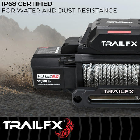 Product of TrailFX WRS212B 12000 Pound Vehicle Recovery Winch 