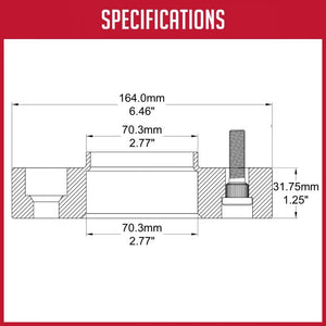 Coyote Wheel Accessories 5475-5475h-B703-12 Wheel Adapter||5475-5475h-B703-12_5.Jpg||90||rev475hb70312||2218797