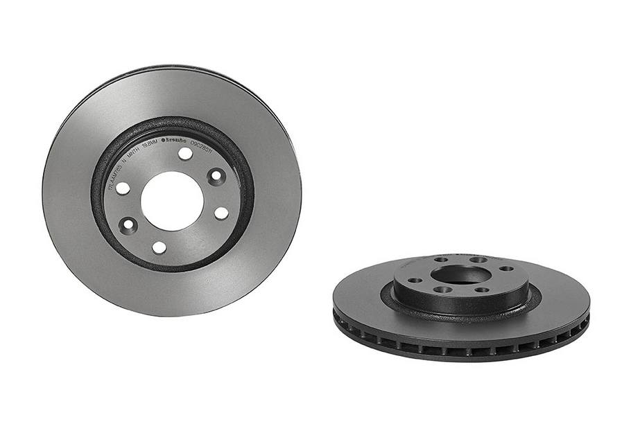 Product of Brembo 09C28511C02 Vented 1 Piece Brake Rotor 