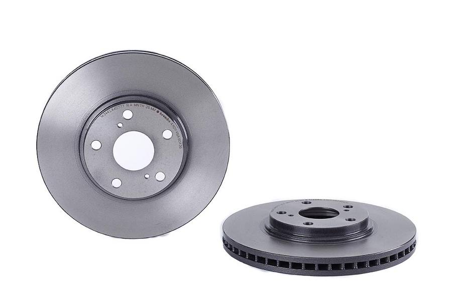 Product of Brembo 09A11011C02 Vented 1 Piece Brake Rotor 
