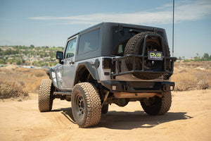 Dv8 Offroad Tcjk-14 Spare Tire Carrier||jeep-Wrangler-Jk-Body-Mounted-Tire-Carrier-Installed-1.Jpg||91||dv8tcjk14||1976676