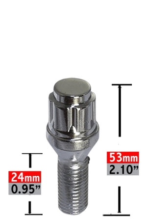 Product of Coyote Wheel Accessories 63k548-24 Lug Nut