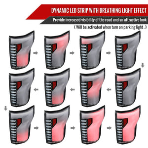 Product of Spec-D Tuning LT-F15015JMLED-SQ-RS Tail Light Assembly 