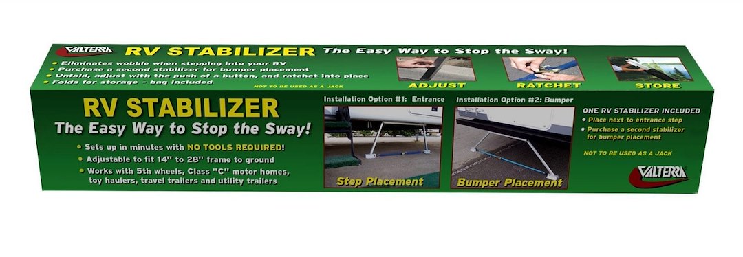 Product of Valterra 020106 Manual Cross Frame Stabilizer Trailer Stabilizer Jack Stand 