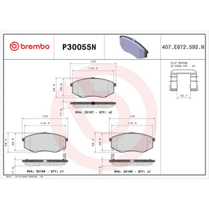 Brembo P30055n Brake Pad||p30055n_Drw.Jpg||90||brmp30055n||1752988