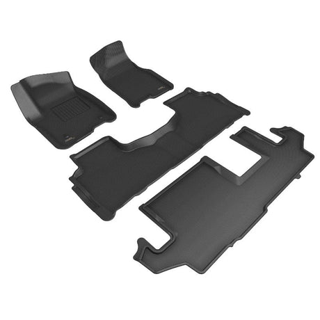 Product of 3D Mats KAGU L1CH09801509 Black Thermoplastic Rubber Of Carbon Fiber Texture Floor Liner 