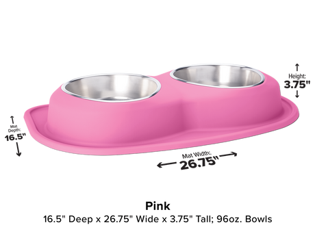 Weathertech (Usa) Dl9603pk Pet Dish||petcomfort_Dl9601_Pink.Png||85||w24dl9603pk||1505757