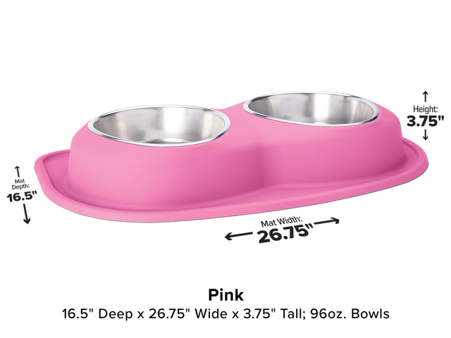Weathertech (Usa) Dl9603pk Pet Dish||petcomfort_Dl9601_Pink.Png||85||w24dl9603pk||1505757