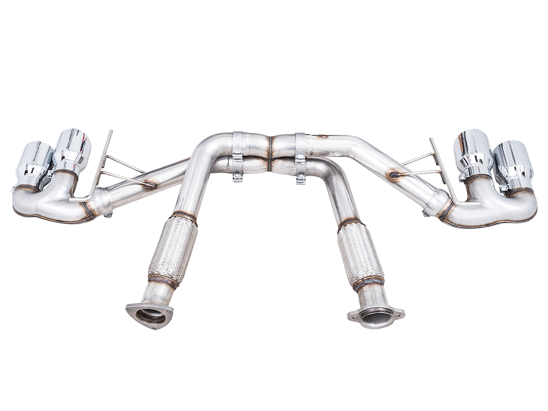Product of AWE Tuning 3020-42080 Track Edition Cat-Back System Dual Exhaust System Kit 