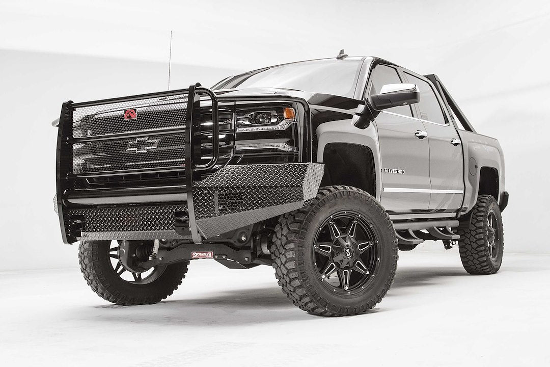 Product of Fab Fours CS16-K3860-1 Black Steel Steel Powder Coated Bumper 
