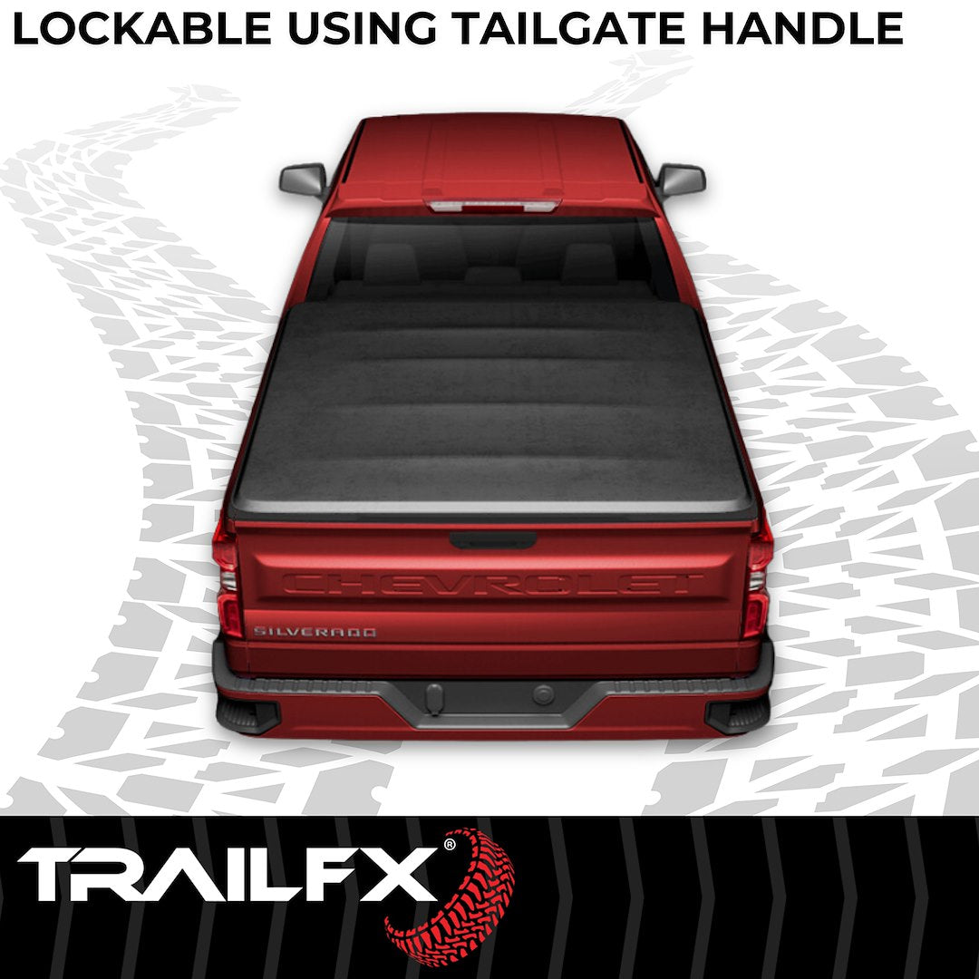 Product of TrailFX TFX Soft Tri-Fold Tonneau Covers Soft Folding TFX5001 Tonneau Cover 