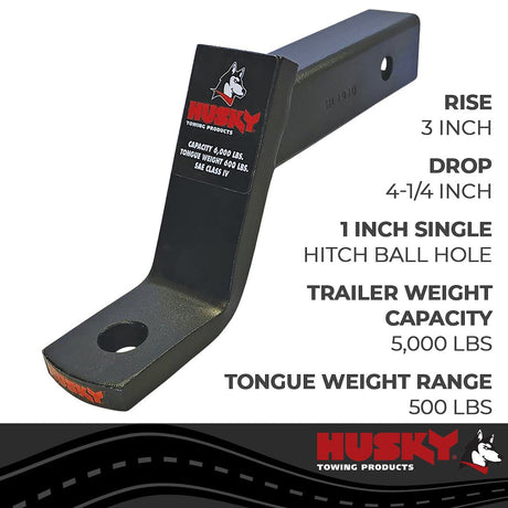 Product of Husky Towing 31358 2 Inch Receiver Trailer Hitch Ball Mount 