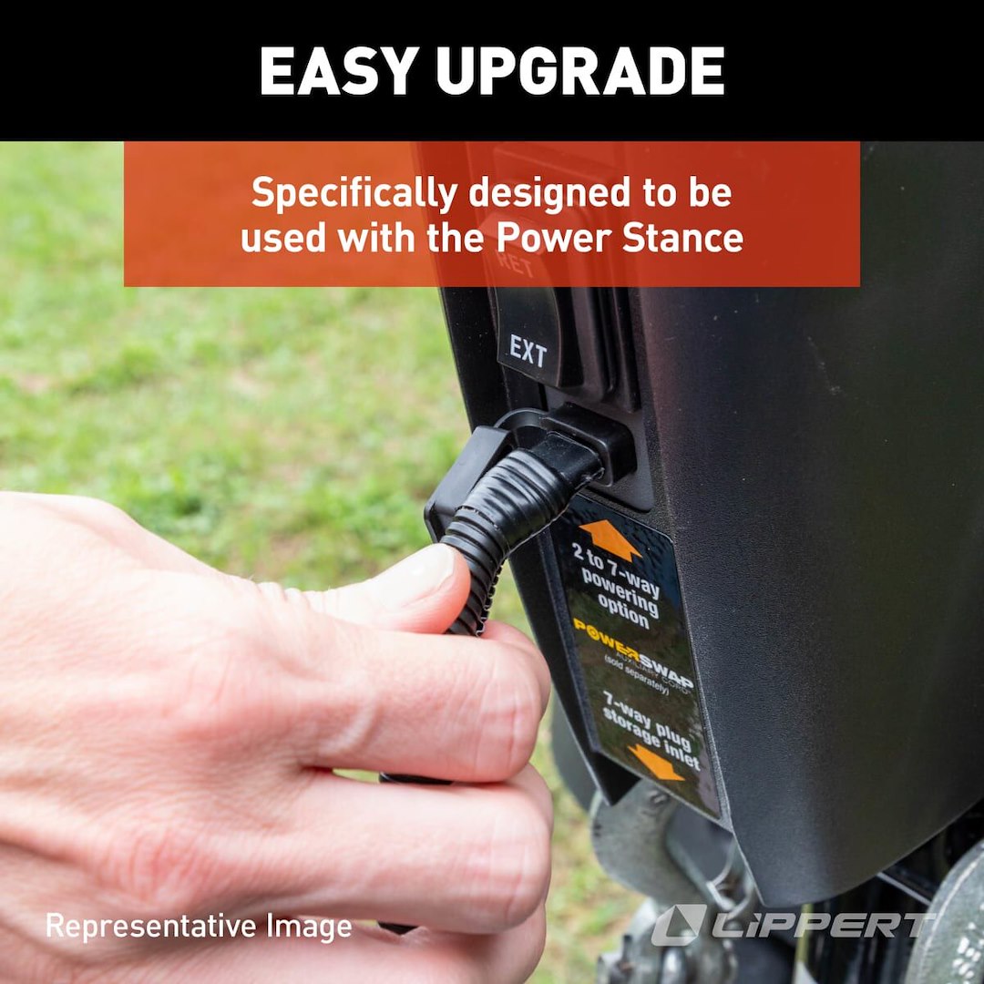 Product of Lippert Components 813749 Vehicle End 2 Flat To 7 Blade Trailer Wiring Connector 