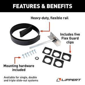 Product of Lippert Components 1346271 Slide Out Wiring Guard