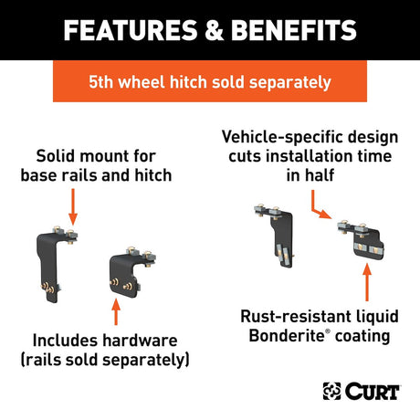 Curt 16470 Fifth Wheel Trailer Hitch Mount Kit||16470_3008x1990_Fa.Jpg||86||c9316470||1552871