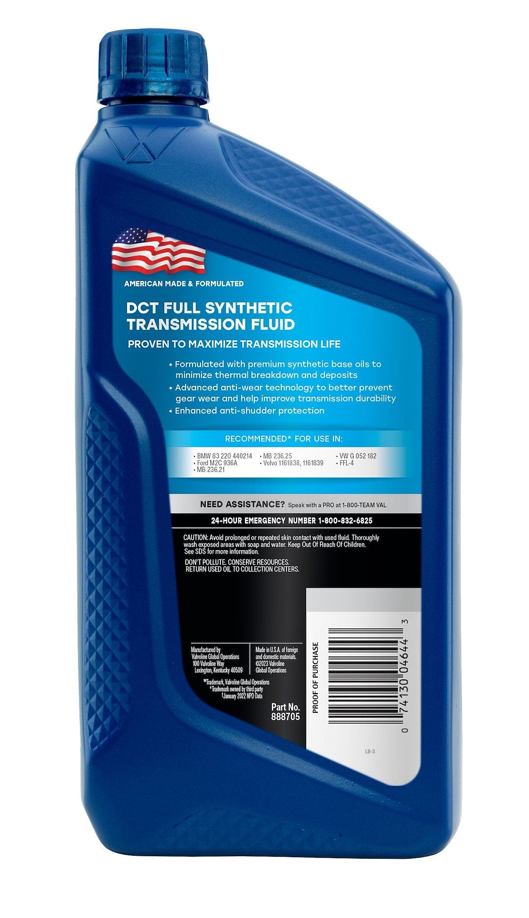 Valvoline 888705 Auto Trans Fluid||888705_1.Jpg||86||v10888705||2320938