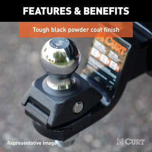 Curt 45144 Trailer Hitch Ball Mount||45144_3008x1990_Ff.Jpg||92||c9345144||1257041