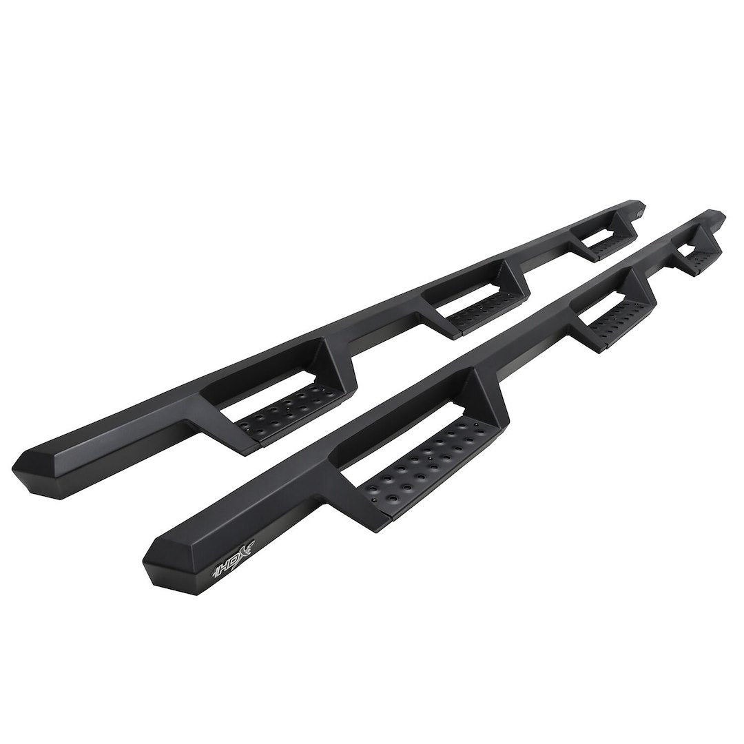Product of Westin Automotive 56-534775 Black Textured Powder Coated Square Nerf Bar - Truck Wheel To Wheel 
