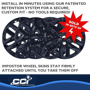 Product of Coast To Coast IMP466BLK Black Set Of 4 