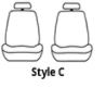 Product of Covercraft SSC3490CAGY Carhartt® SeatSaver® Carhartt Gravel 1000 Denier Nylon Seat Cover 