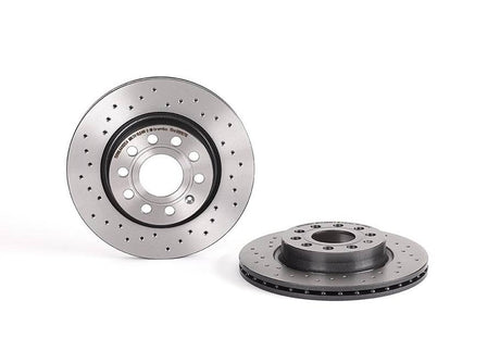 Product of Brembo 0991671XC02 Xtra Vented Cross Drilled 1 Piece Brake Rotor 
