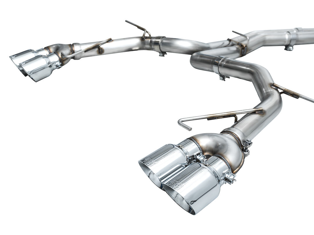 Product of AWE Tuning 3020-42101 Track Edition Cat-Back System Dual Exhaust System Kit 