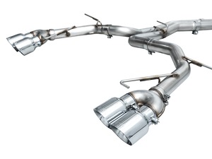 Product of AWE Tuning 3020-42101 Track Edition Cat-Back System Dual Exhaust System Kit 