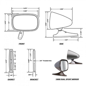 Product of Cipa Usa 19000 Exterior Mirror