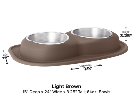 Weathertech (Usa) Dl6403lb Pet Dish||petcomfort_Dl6401_Lightbrown.Png||85||w24dl6403lb||1505745