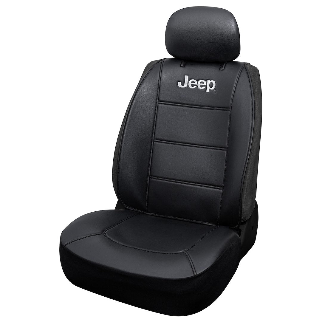 Product of Plasticolor 008597R01 Black Leather Seat Cover 