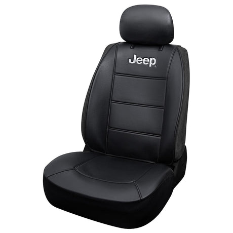 Product of Plasticolor 008597R01 Black Leather Seat Cover 