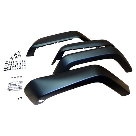 Product of Crown Automotive 5KCK Non-Exposed Fasteners Black Fender Flare - Set Of 4 