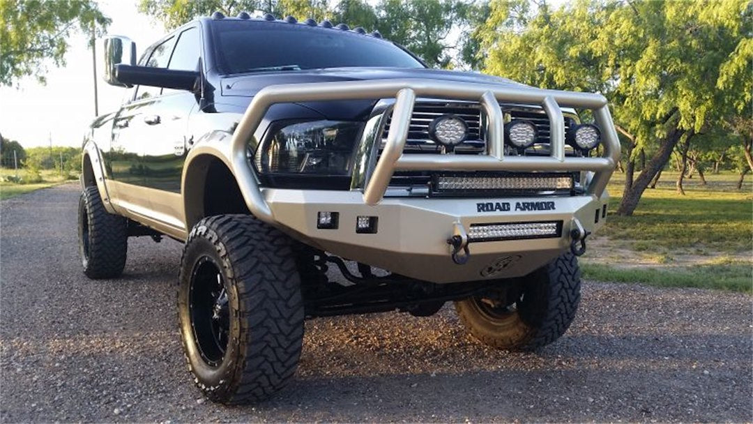 Product of Road Armor 408R2B-NW Stealth Titan II Steel Satin Powder Coated Bumper 