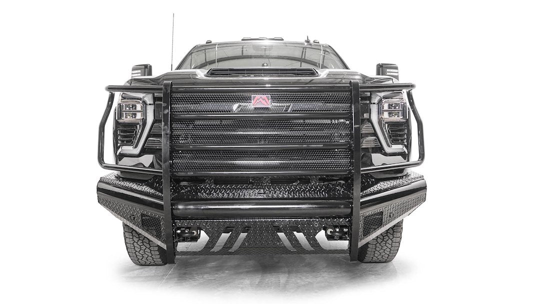 Product of Fab Fours CH24-S6160-1 Black Steel Steel Gloss Powder Coated Bumper 