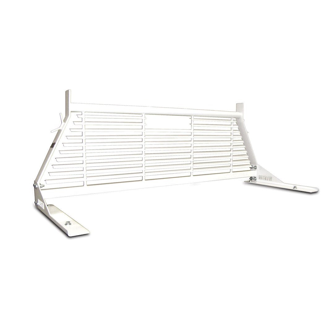 Product of Westin Automotive 57-8023 Bolt-On White Powder Coated Bar Style Headache Rack 