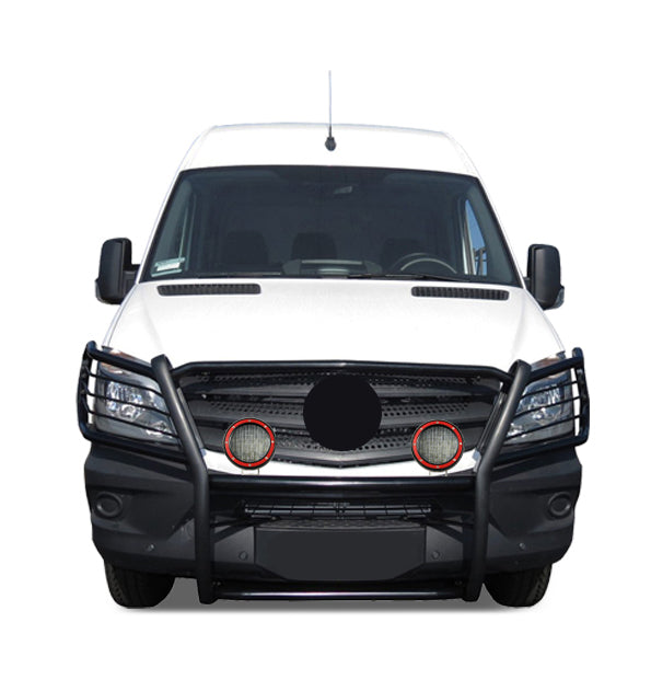 Product of Black Horse Offroad 17D502MA-PLFR Grille Guard  