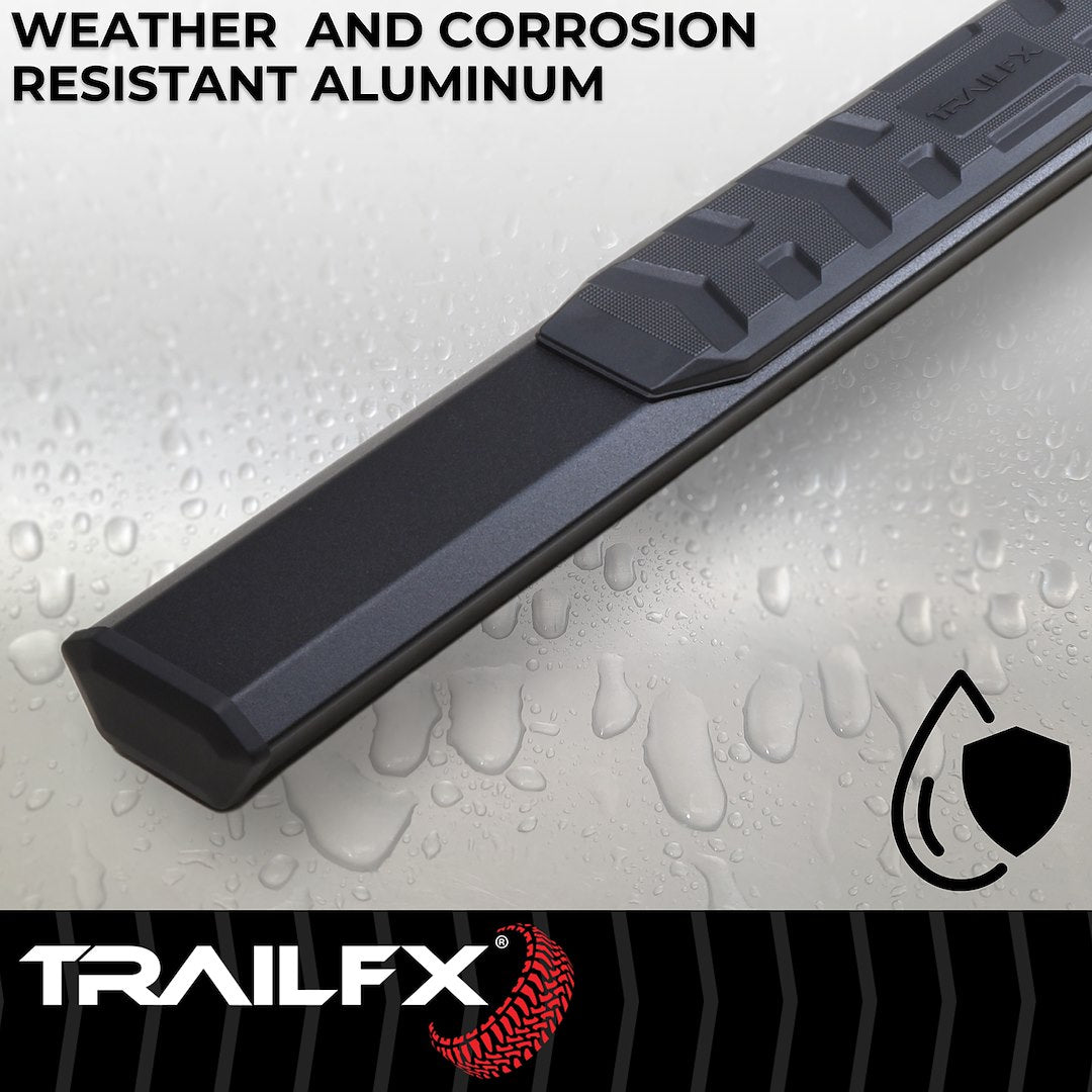 Product of TrailFX AL4008B TrailFX A4 Series Nerf Bar With Surface Steps 