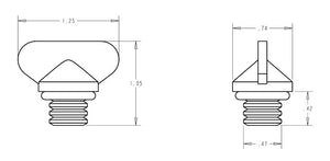 Product of Sierra Marine 18-4226 Boat Drain Plug