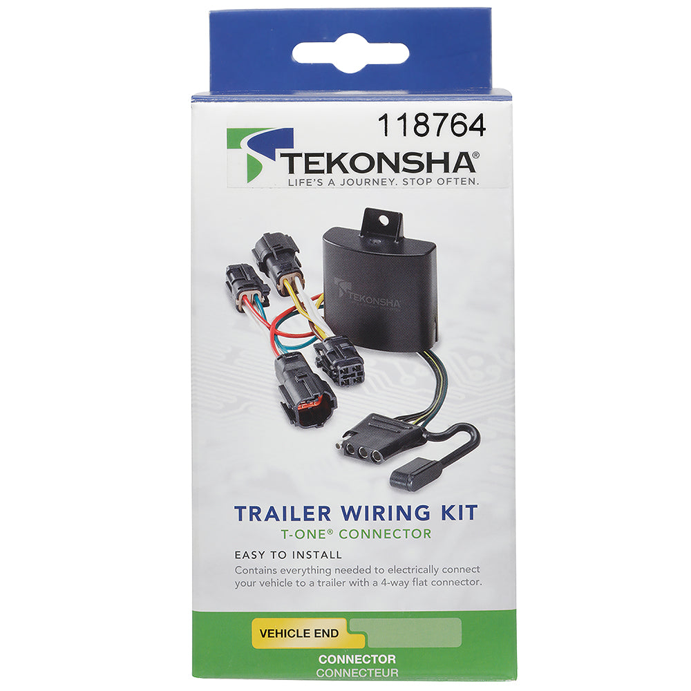 Product of Tekonsha 118764 Vehicle End 4 Flat Trailer Wiring Connector 