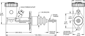 Product of Wilwood Brakes 260-15098 Brake Master Cylinder