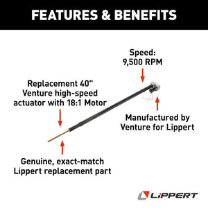 Product of Lippert Components 168956 Lippert Electric Through Frame Slide Outs Slide Out Motor 