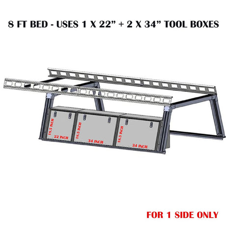 Black Horse Offroad Csfrhd8btx1 Ladder Rack||csfrhd8btx1_1.Jpg||86||blksfrhd8btx1||2239354