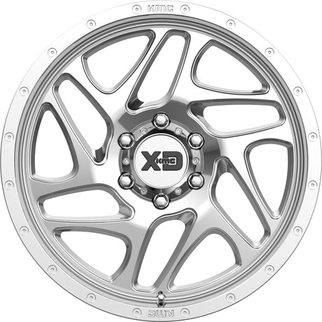 Product of KMC Wheels 20x9 Silver Wheel - 8x6.69 Bolt Pattern 