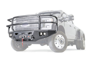 Warn 107182 Bumper||107182 - Ascent Hd Bumper - Ford 2017 Super Duty F450-F550 - Full Grille Guard_Ghost.Jpg||85||w36107182||1731577