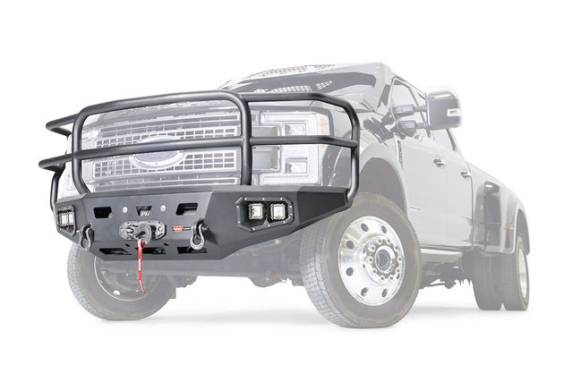 Warn 107182 Bumper||107182 - Ascent Hd Bumper - Ford 2017 Super Duty F450-F550 - Full Grille Guard_Ghost.Jpg||85||w36107182||1731577