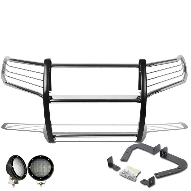 Product of Black Horse Offroad 17A096400MSS-PLFB Grille Guard  