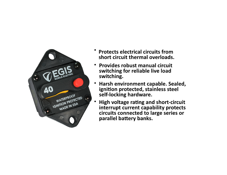 Egis 4706-040 Circuit Breaker||circuit Breaker Panel Mount 40 Amp Bulk Pack.Png||86||egi4706040||1556112